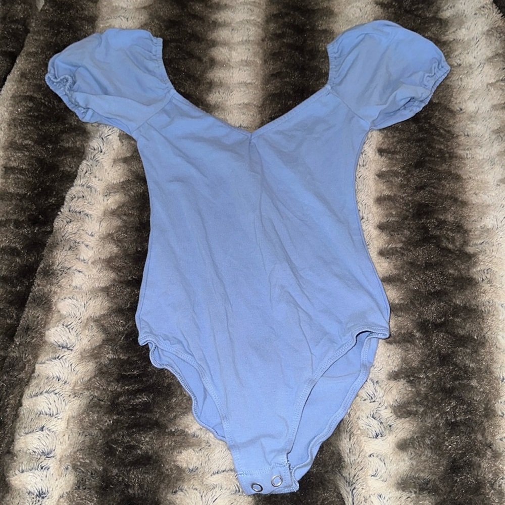 Blue bodysuit